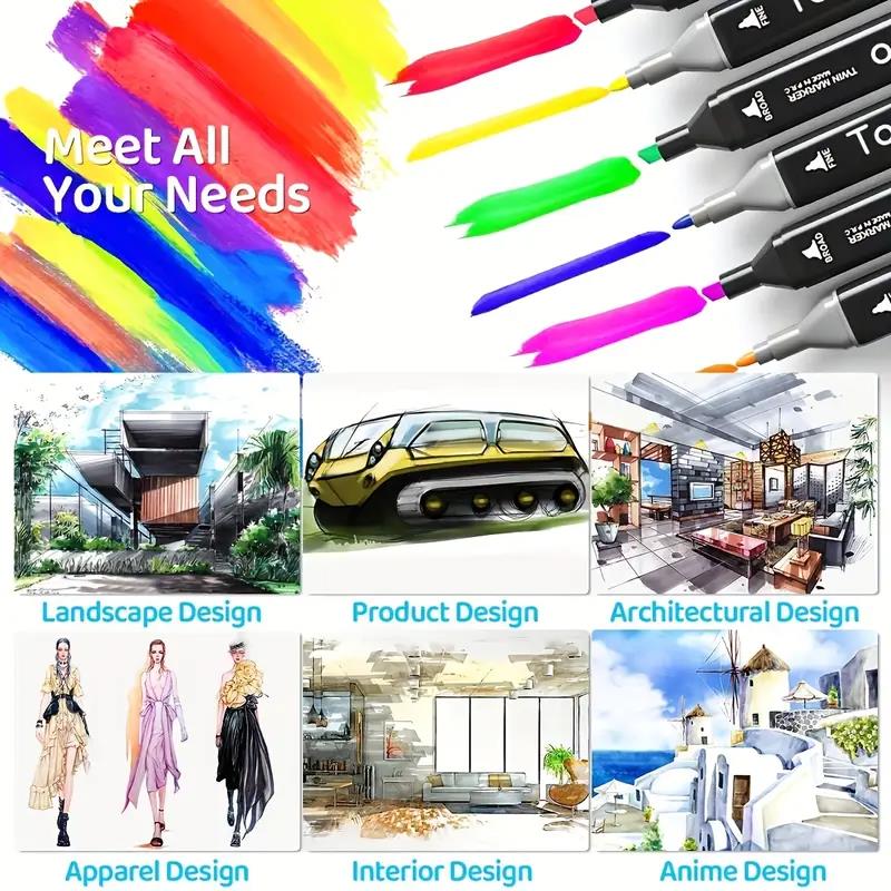 24/36/48/60/80/120/168 Colors  - Illustration Marker Set review and price