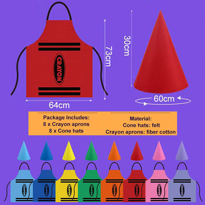 Colorful Crayon Themed Gnome S - Art Craft Hat review and price