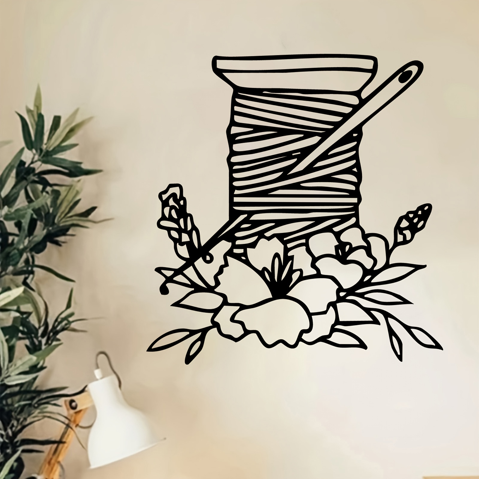 Thread Spool Floral Metal Wall - Art And Craft For Mother'S Day review and price