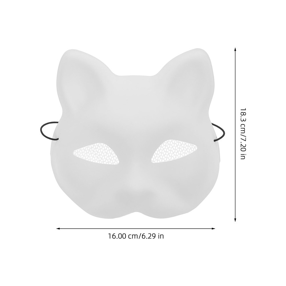 2Pcs DIY Cat Face Mask Plastic - Art Craft Halloween Preschool review and price