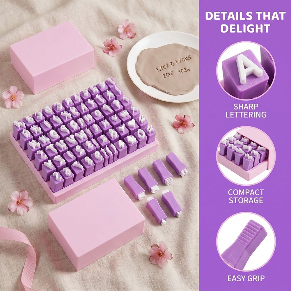 Uppercase Lowercase Letters Al - Polymer Clay Set review and price