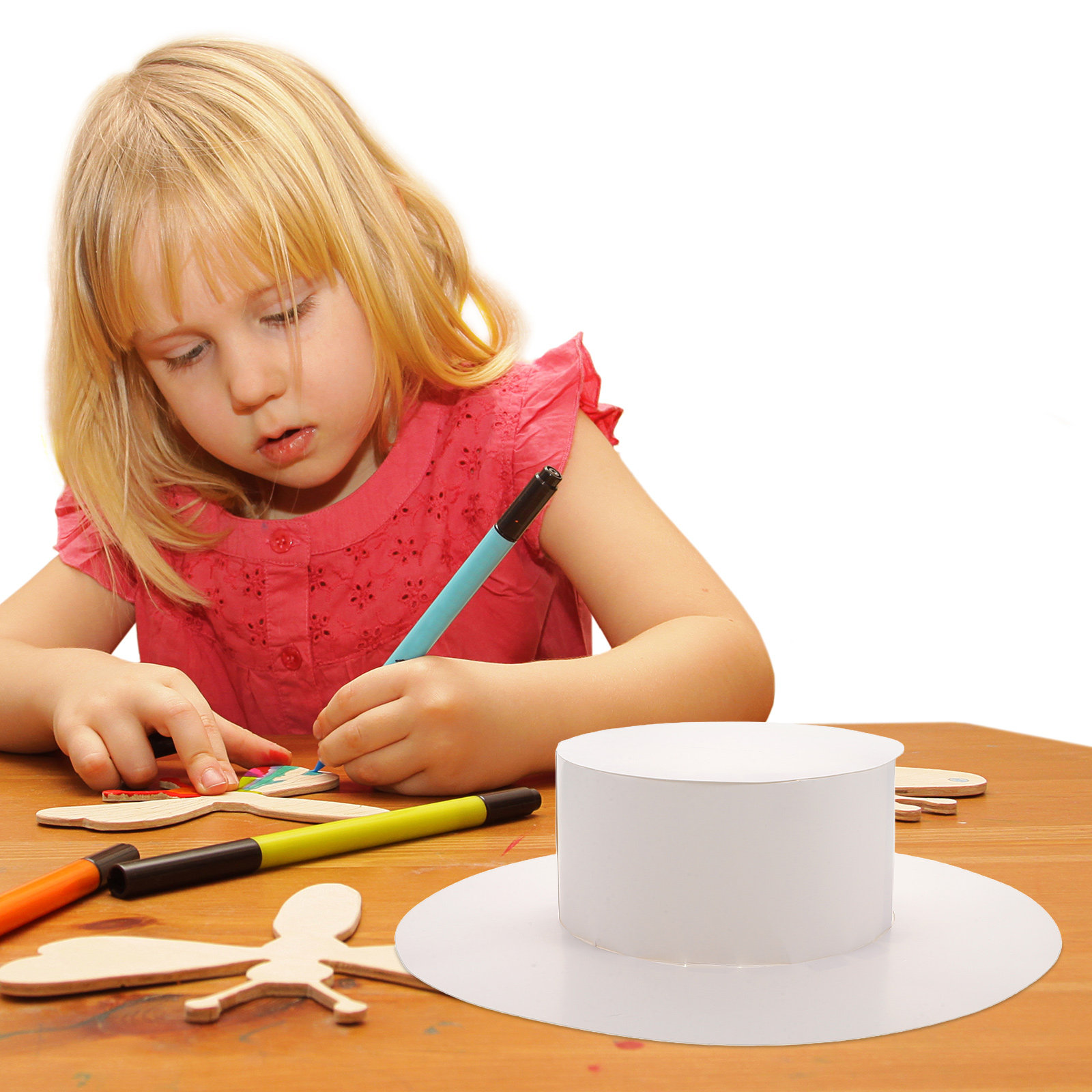 5Pcs Blank Children's Paper Ha - Art Craft Hat review and price