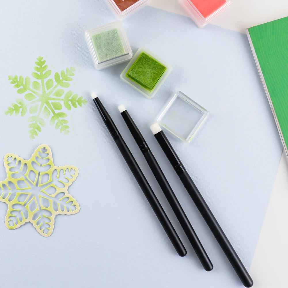 3pcs/set Angled/Flat Tip Mini  - Art Craft Blend review and price