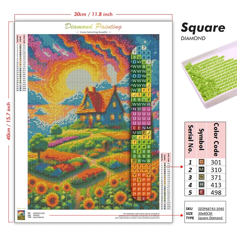 Landscape Diamond Painting Kit - Art Craft Night review and price