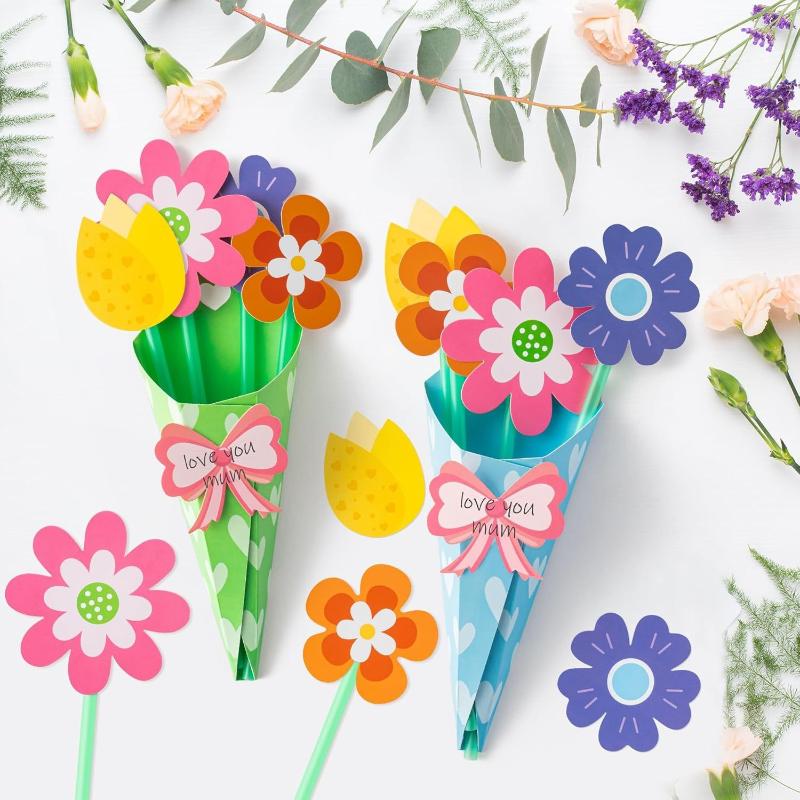 12Pcs Flower Bouquet Craft Kit - Art And Craft For Mother'S Day review and price