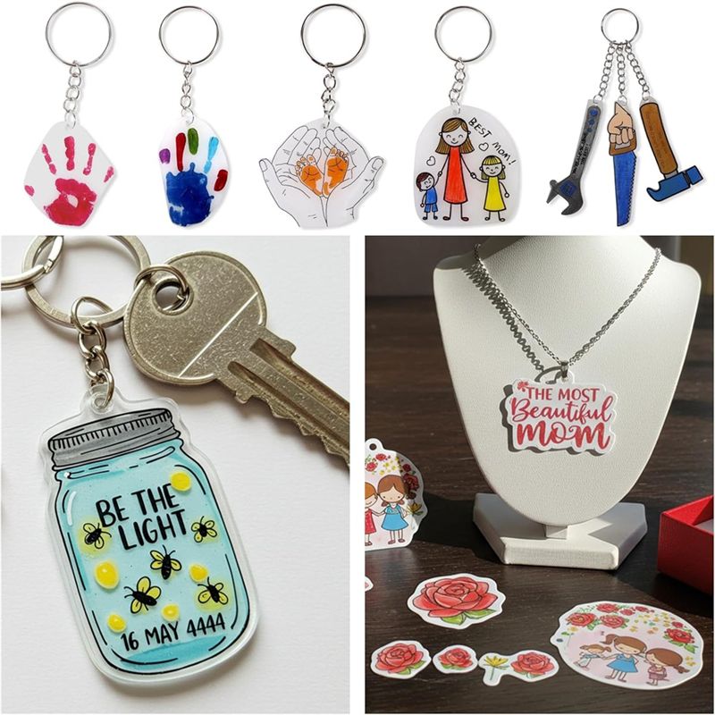 LIKE WISH Shrink Plastic Art S - Art And Craft For Mother'S Day review and price
