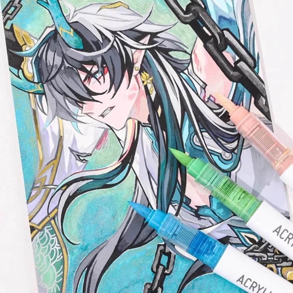 LANGUO 24-288 Colors Acrylic M - Illustration Marker Set review and price