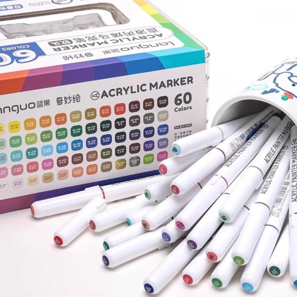 LANGUO 24-288 Colors Acrylic M - Illustration Marker Set review and price