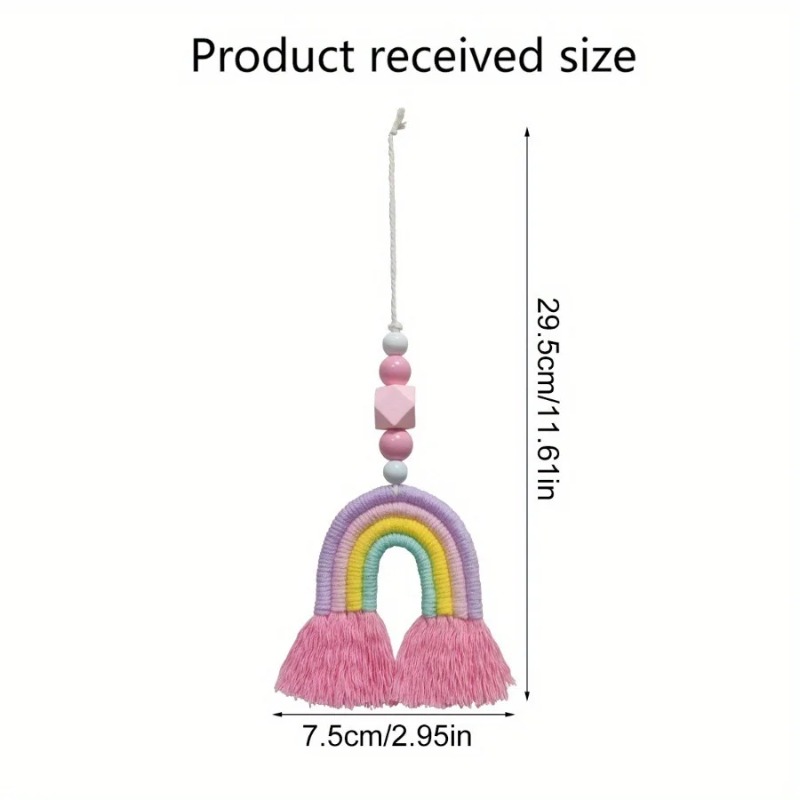 Rainbow Wind Chimes Weaving Mi - Art And Craft For Nursery review and price