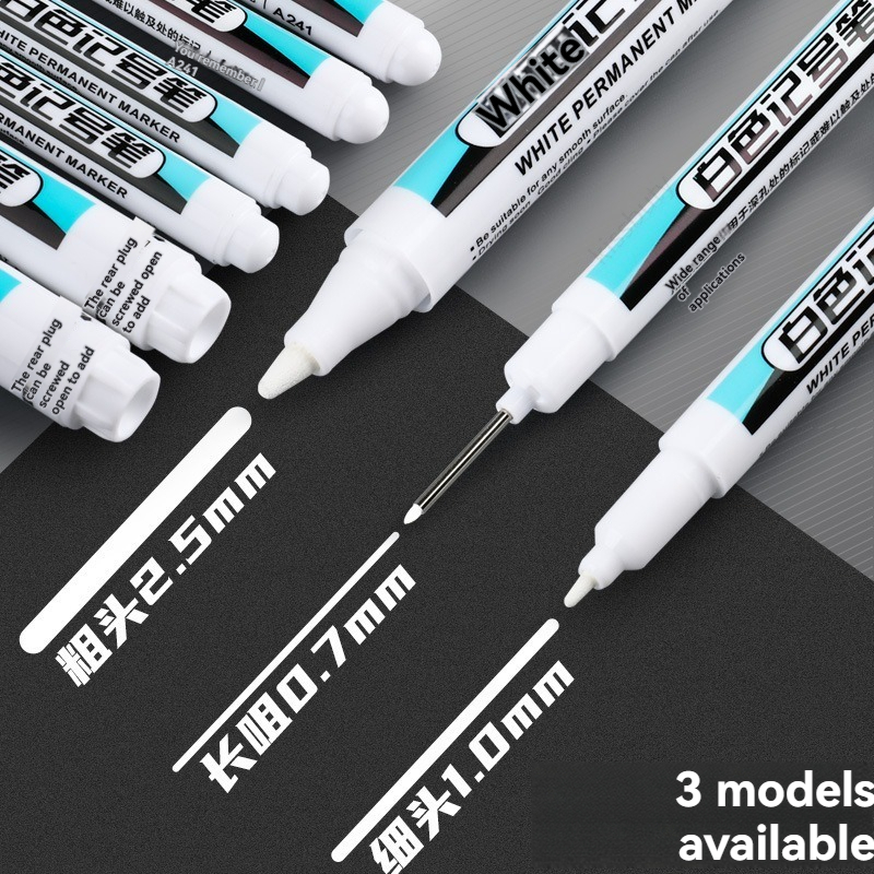 1/10/20Pcs White Permanent Mar - Illustration Marker Set review and price