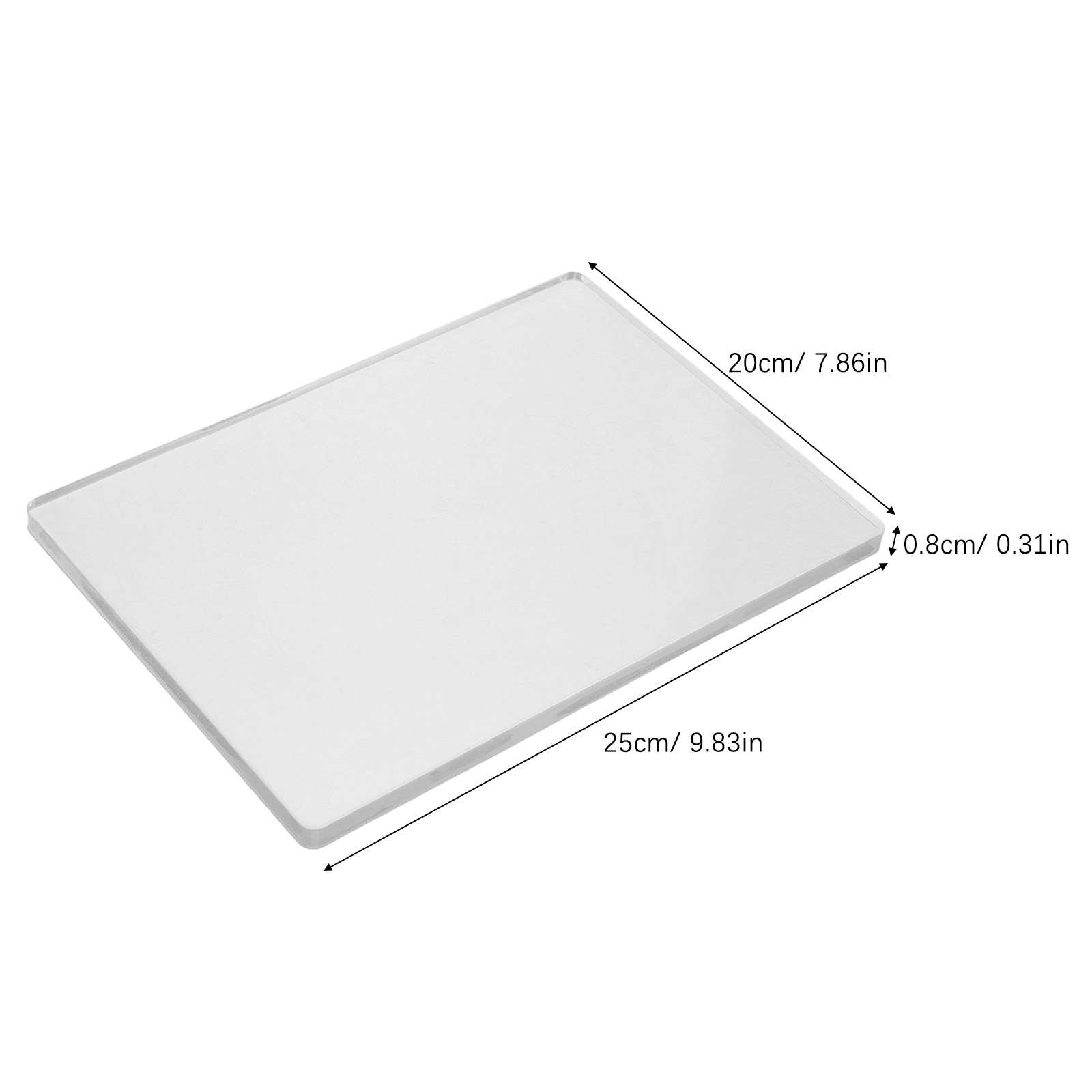 20x25cm Clear Transparent Gel  - Art Craft Board review and price