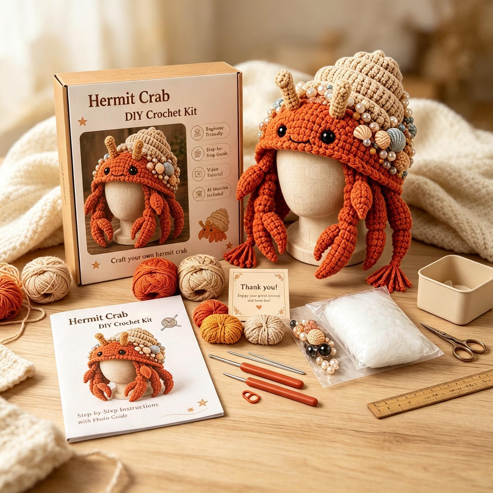 Hat Crochet Kit Handmade Sea A - Art Craft Hat review and price