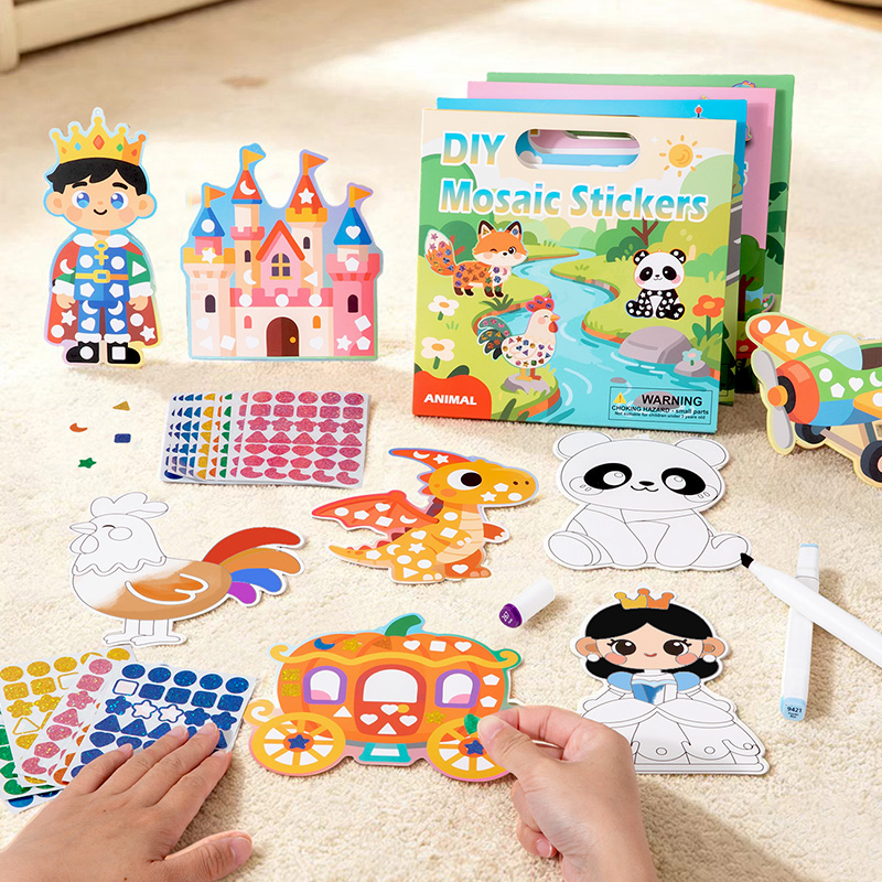 2-in-1 DIY Mosaic Sticker & Co - Art Craft Dinosaur review and price