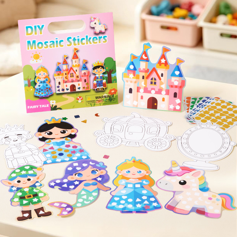 2-in-1 DIY Mosaic Sticker & Co - Art Craft Dinosaur review and price