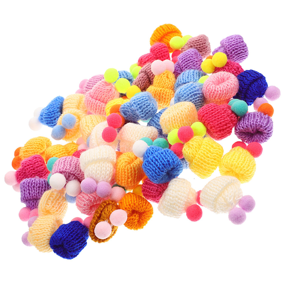 60Pcs Mini Knit Hats Wool Yarn - Art Craft Hat review and price