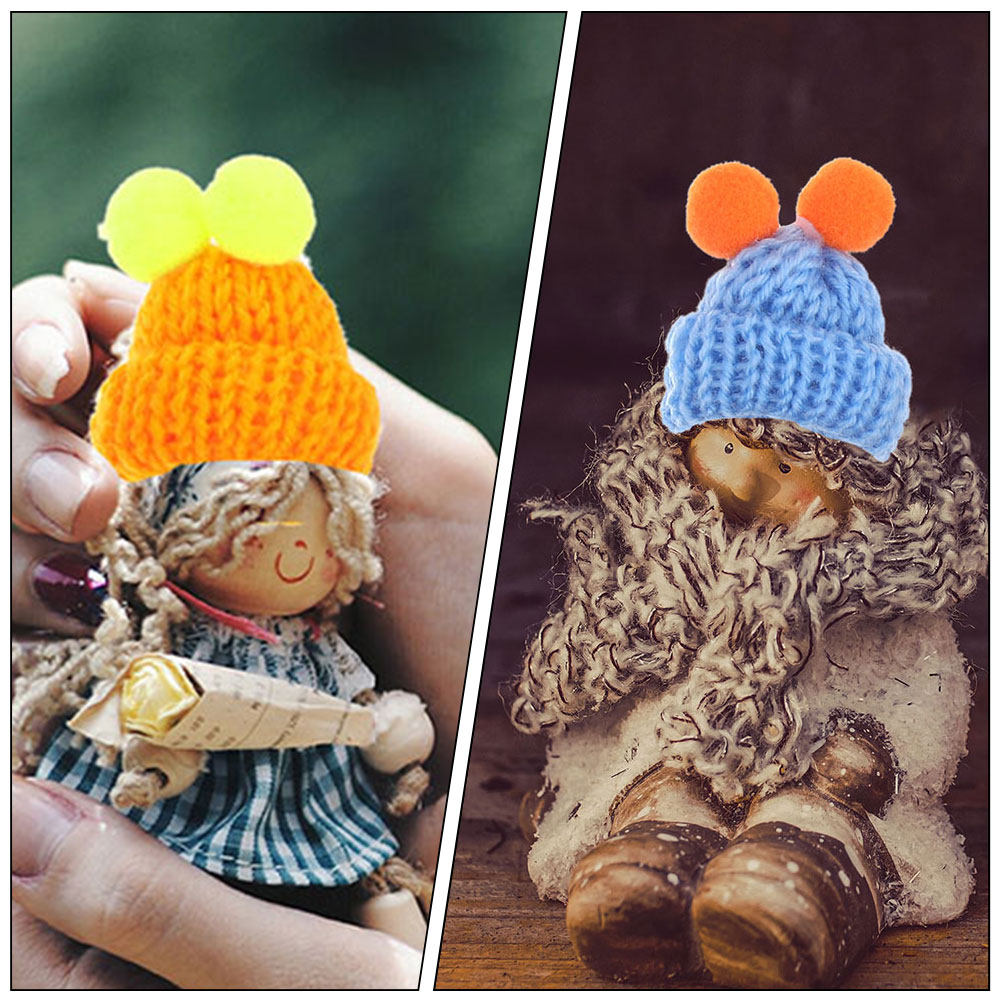 60Pcs Mini Knit Hats Wool Yarn - Art Craft Hat review and price