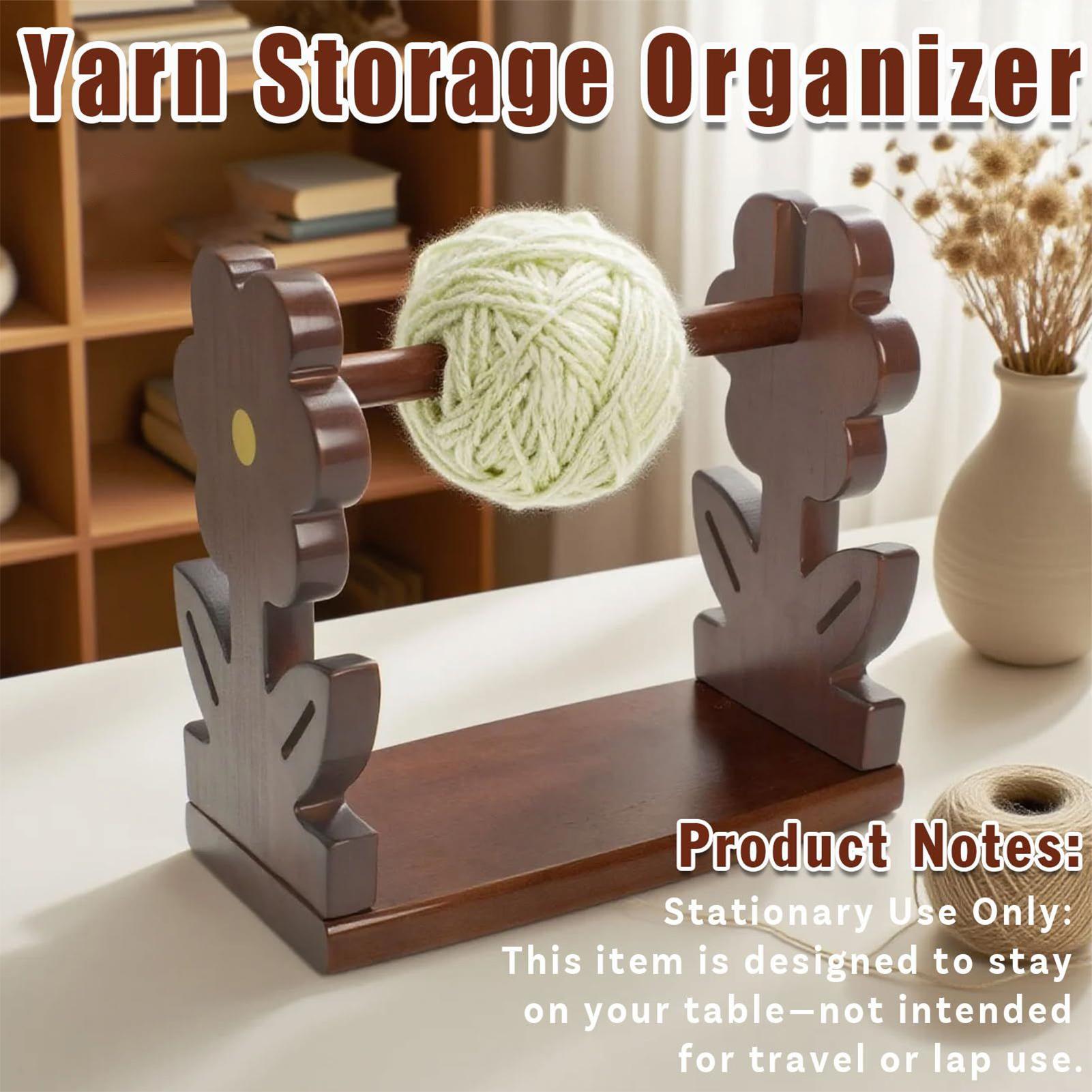 Crochet Yarn Holder Wooden Yar - Art Craft Yarn review and price