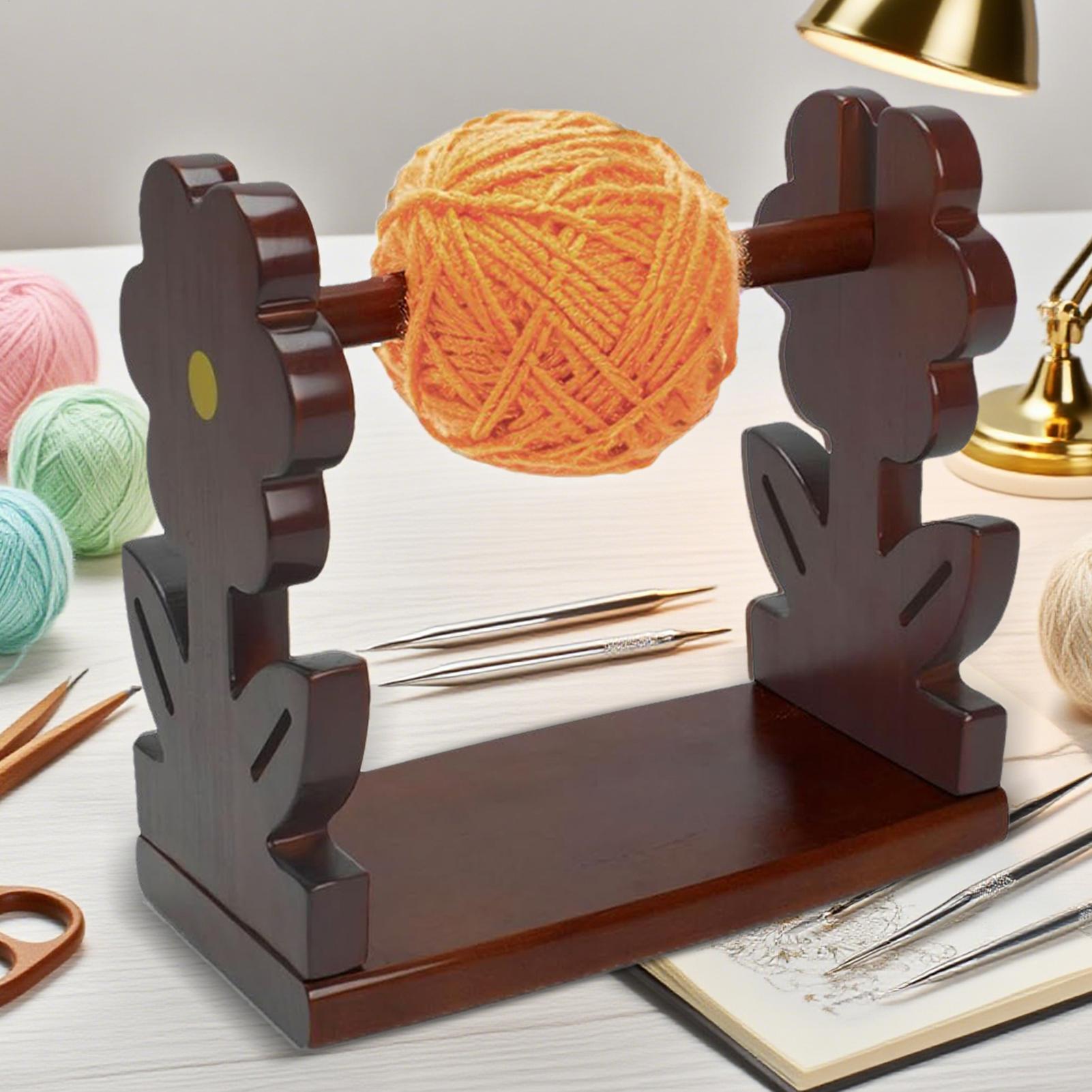 Crochet Yarn Holder Wooden Yar - Art Craft Yarn review and price